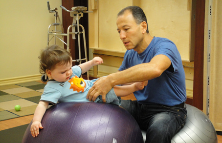 Sean being treated for CP